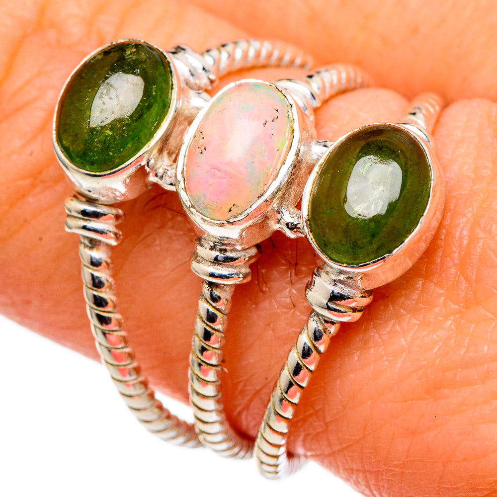 Ethiopian Opal Rings handcrafted by Anasilvercos - RING98333
