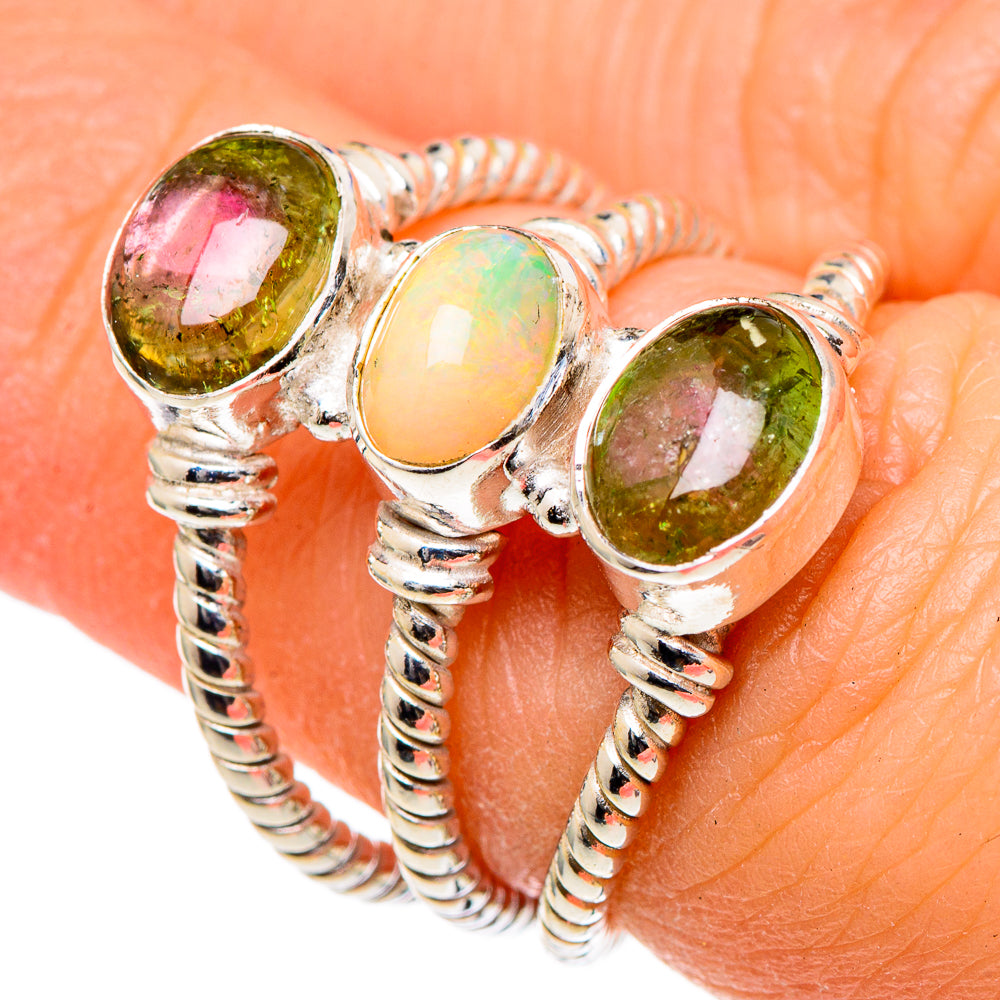 Ethiopian Opal Rings handcrafted by Anasilvercos - RING98335