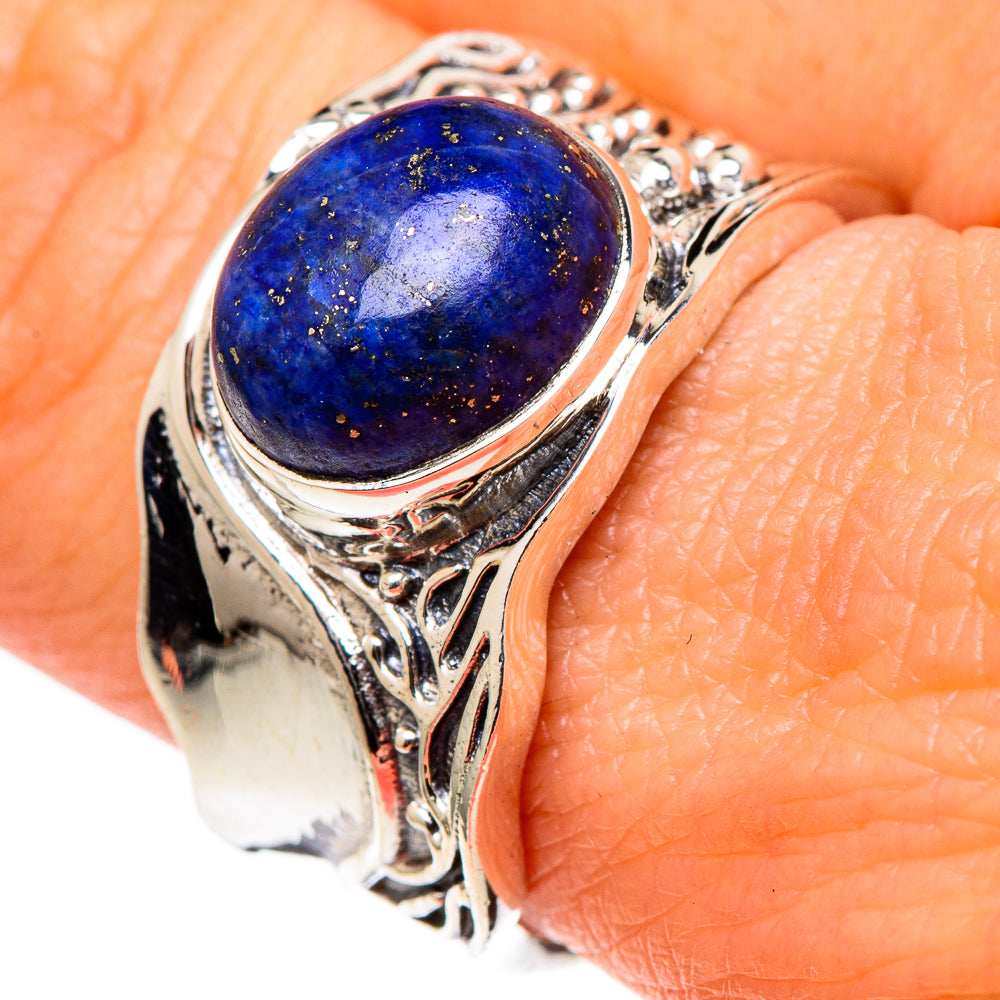 Lapis Lazuli Rings handcrafted by Anasilvercos - RING98342