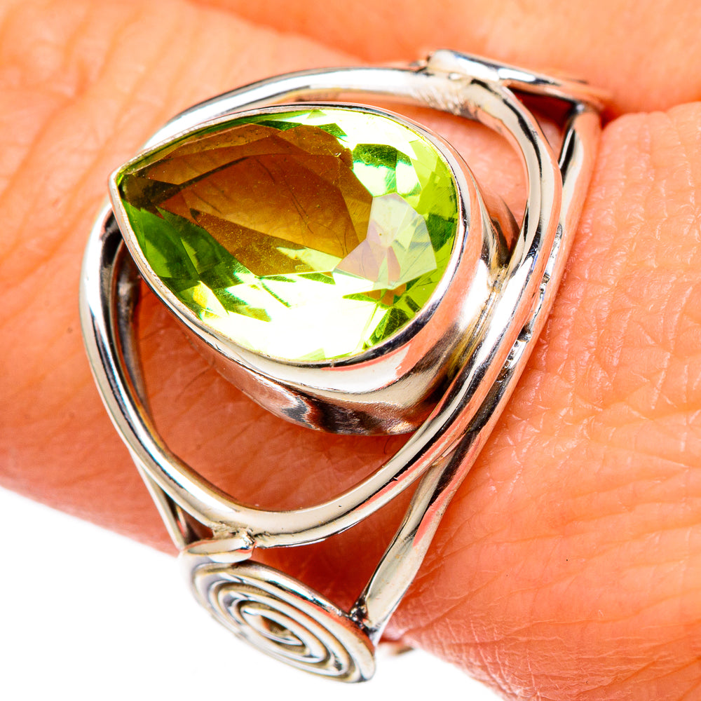 Peridot Rings handcrafted by Anasilvercos - RING98346