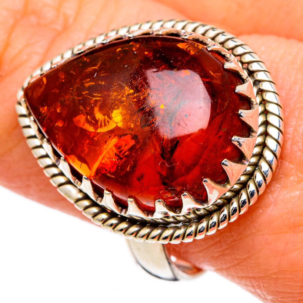 Baltic Amber Rings handcrafted by Anasilvercos - RING98352