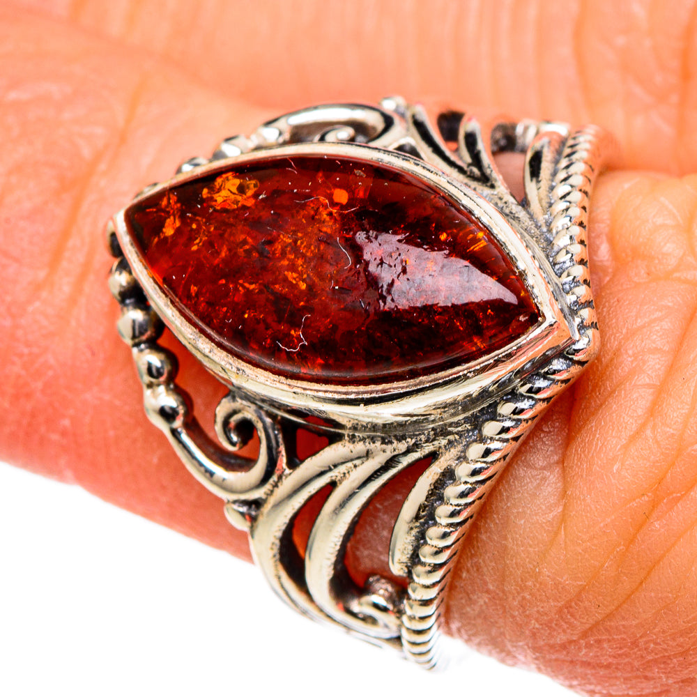 Baltic Amber Rings handcrafted by Anasilvercos - RING98353