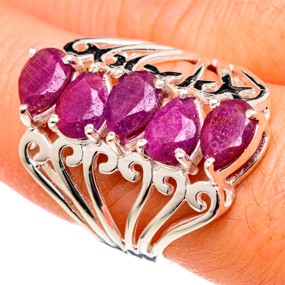 Ruby Rings handcrafted by Anasilvercos - RING98355