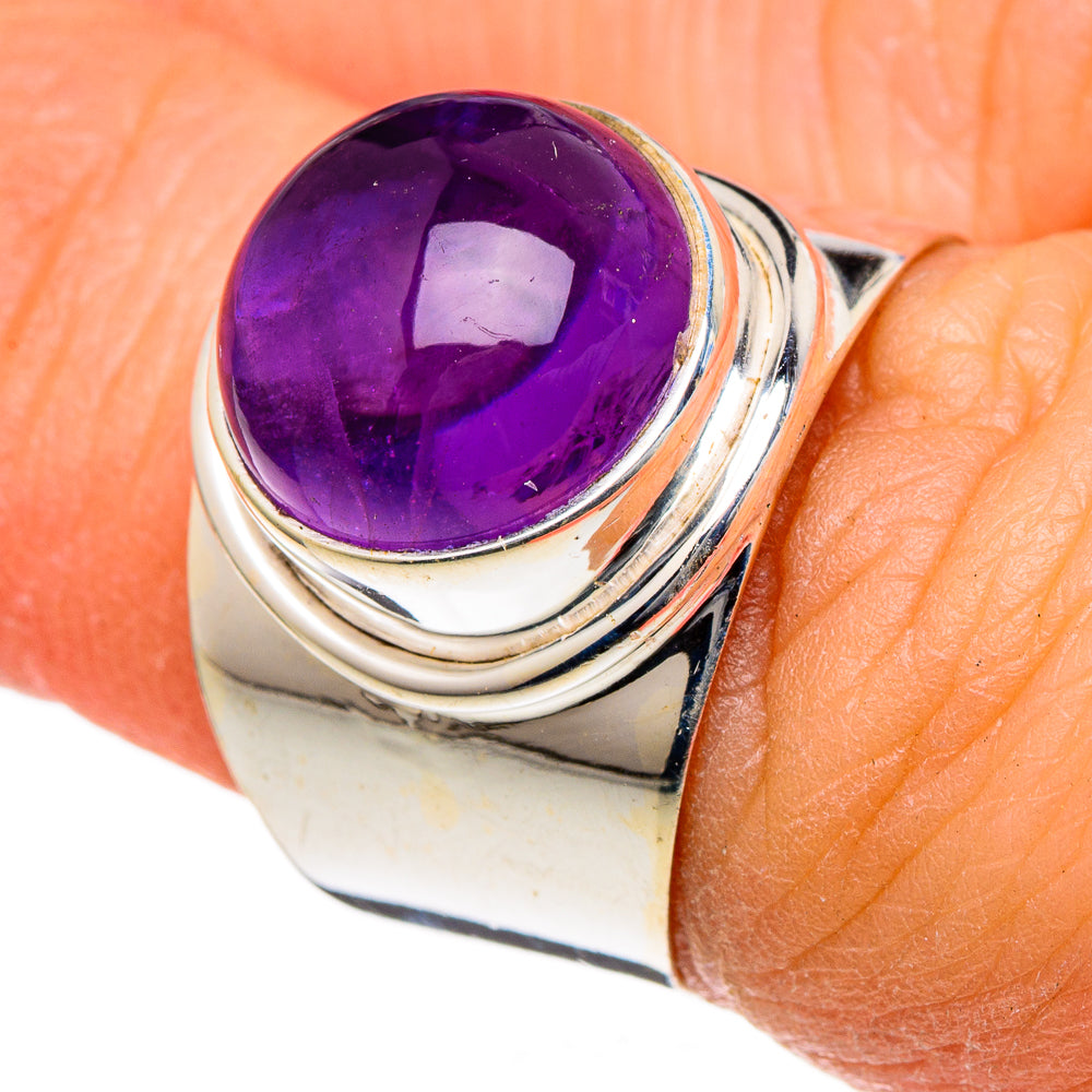Amethyst Rings handcrafted by Anasilvercos - RING98358
