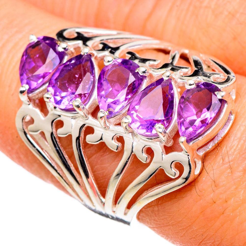 Amethyst Rings handcrafted by Anasilvercos - RING98359