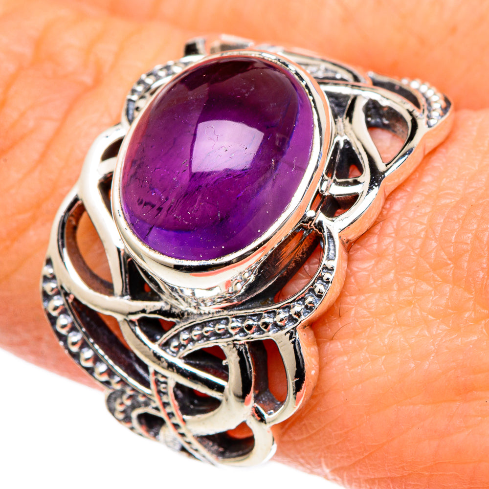 Amethyst Rings handcrafted by Anasilvercos - RING98366