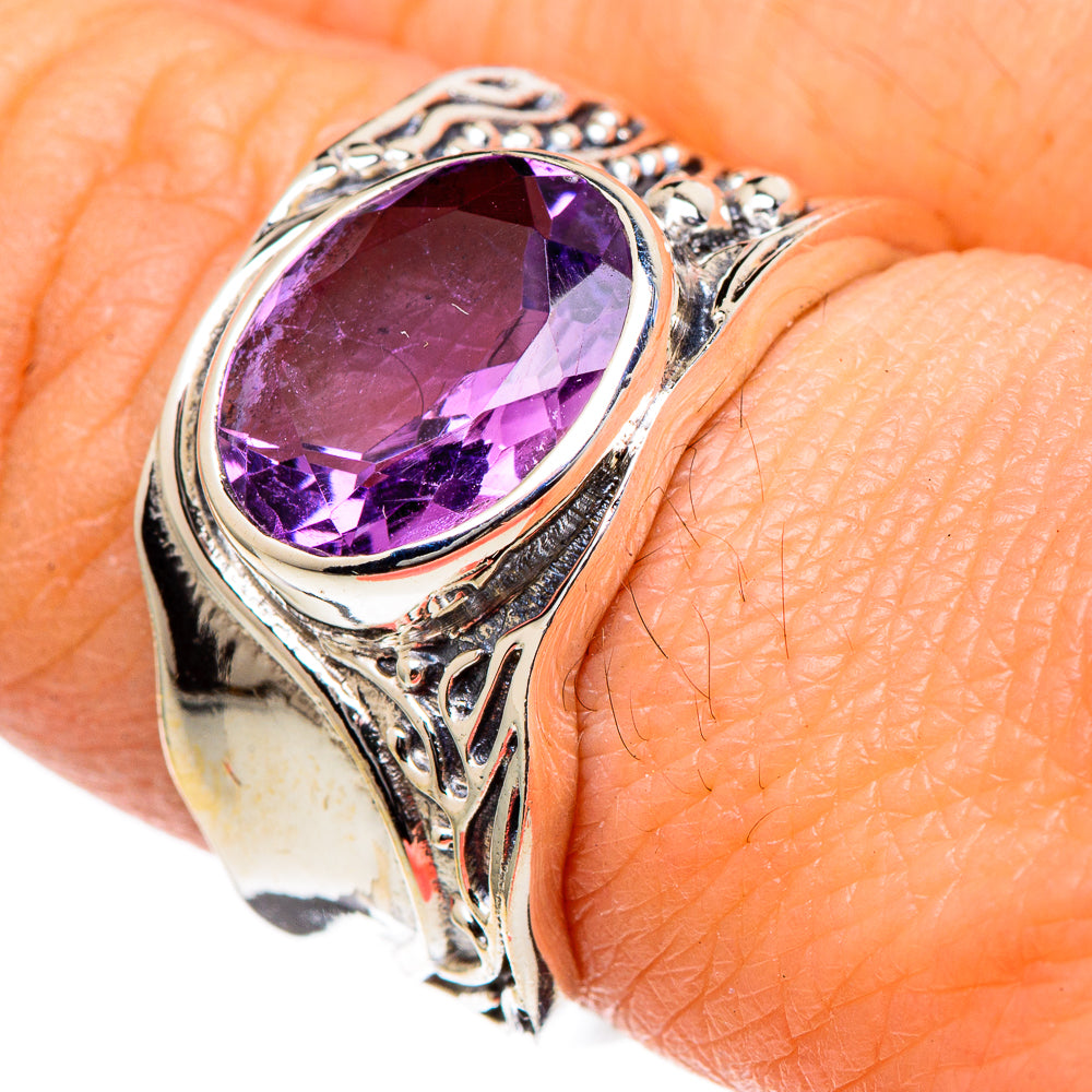 Amethyst Rings handcrafted by Anasilvercos - RING98367