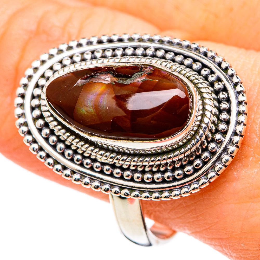 Mexican Fire Agate Rings handcrafted by Anasilvercos - RING98388