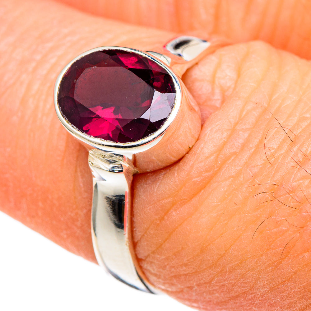 Red Spinel Rings handcrafted by Anasilvercos - RING98395