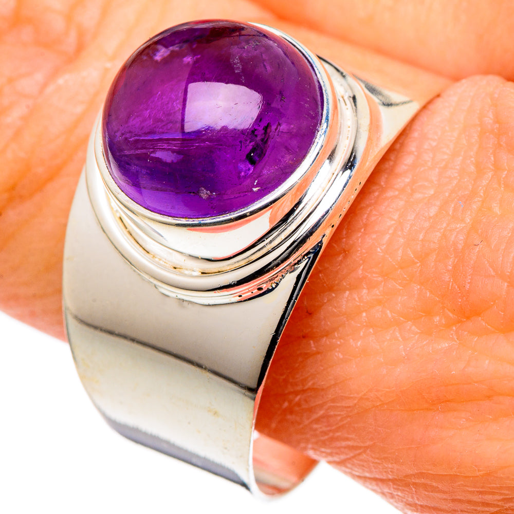 Amethyst Rings handcrafted by Anasilvercos - RING98403