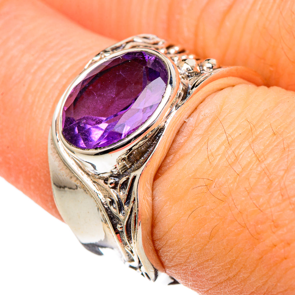 Amethyst Rings handcrafted by Anasilvercos - RING98404