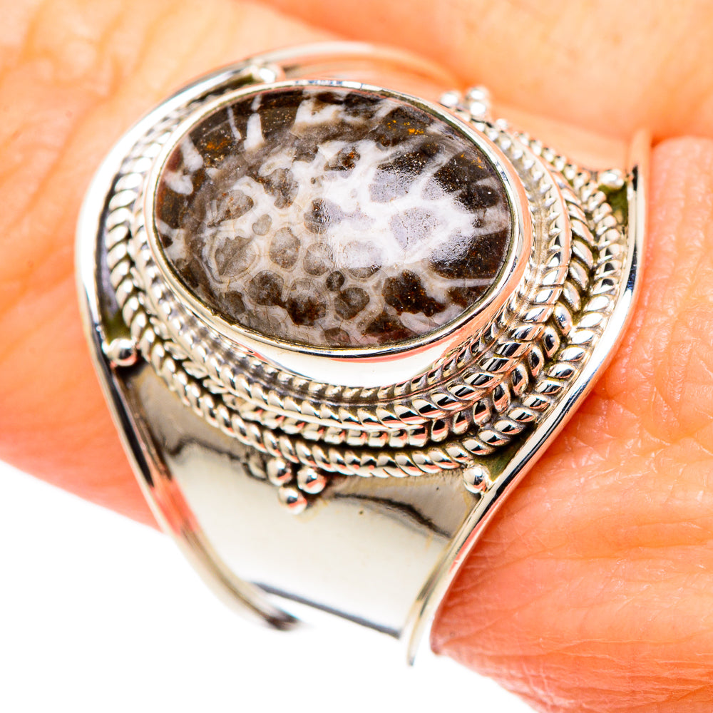 Stingray Coral Rings handcrafted by Anasilvercos - RING98407