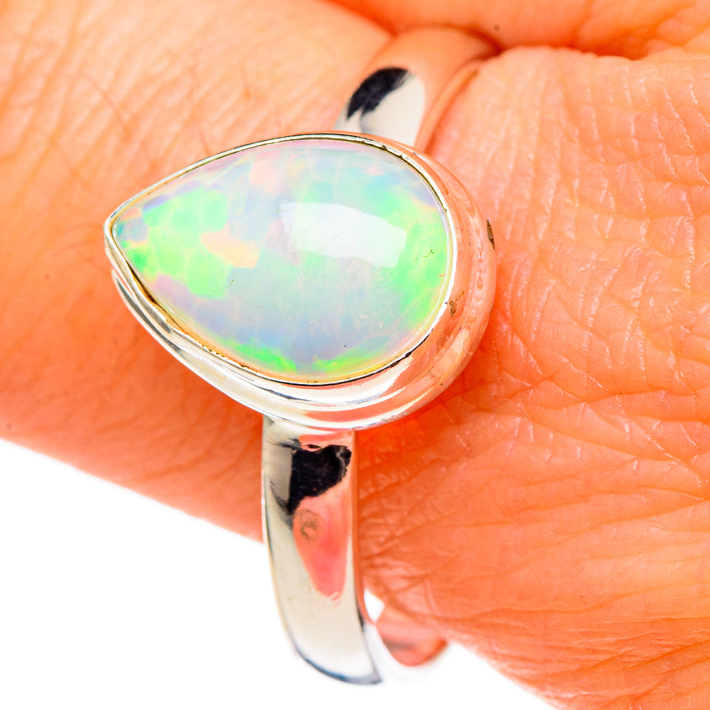 Ethiopian Opal Rings handcrafted by Anasilvercos - RING98413