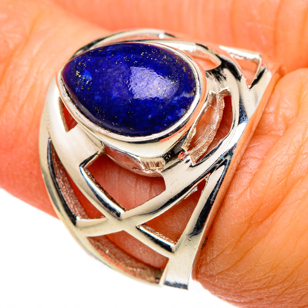 Lapis Lazuli Rings handcrafted by Anasilvercos - RING98416