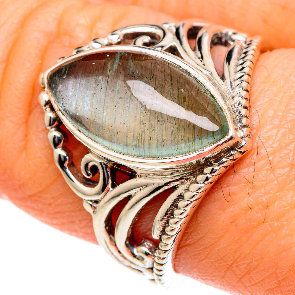 Aquamarine Rings handcrafted by Anasilvercos - RING98419
