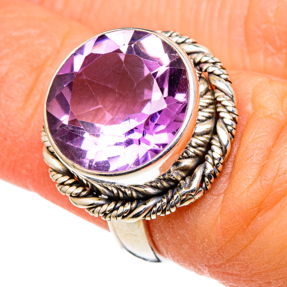 Amethyst Rings handcrafted by Anasilvercos - RING98440