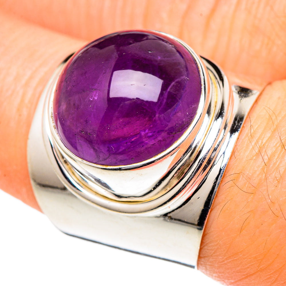 Amethyst Rings handcrafted by Anasilvercos - RING98441
