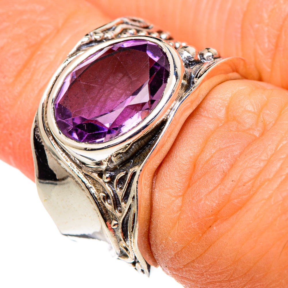 Amethyst Rings handcrafted by Anasilvercos - RING98443