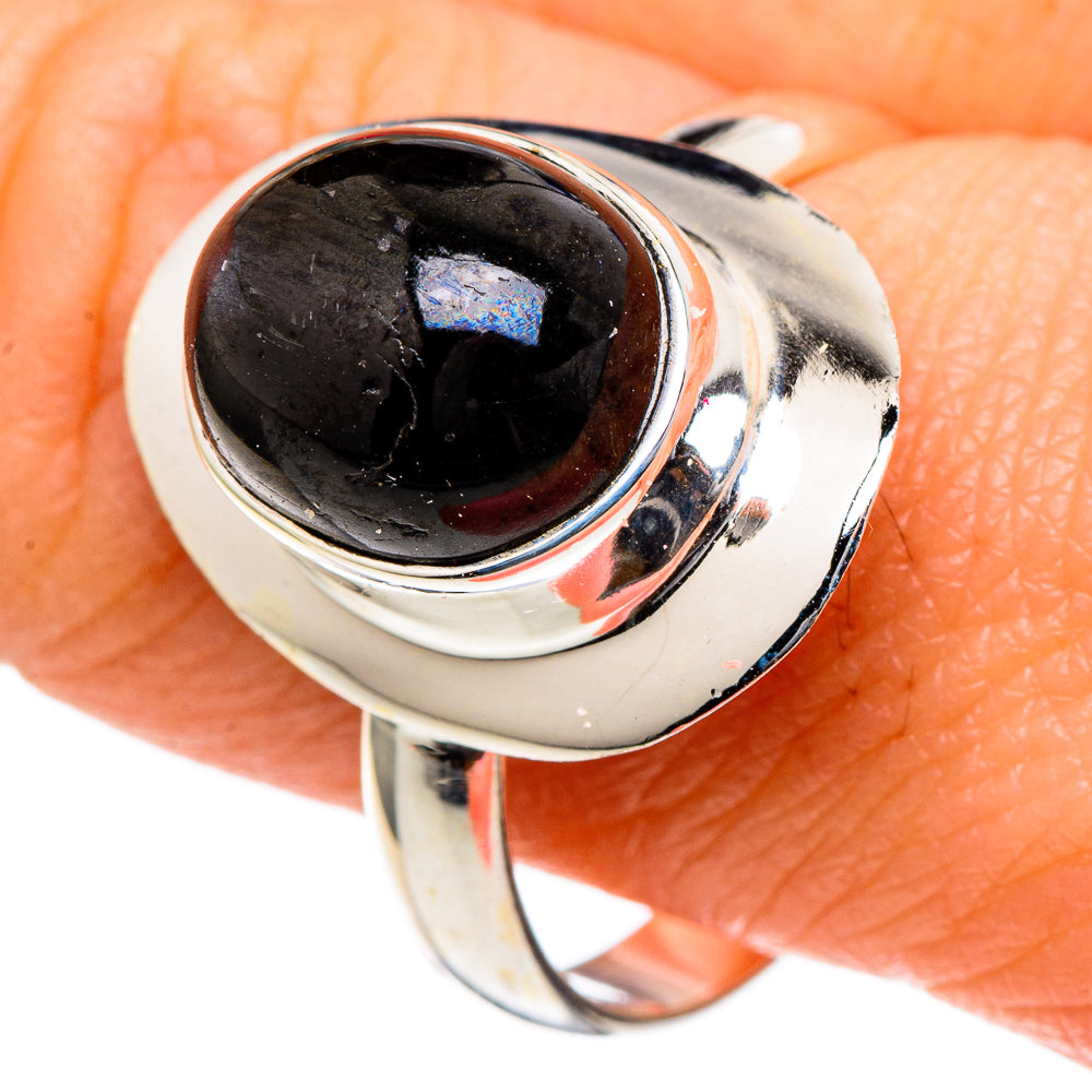 Black Onyx Rings handcrafted by Anasilvercos - RING98445
