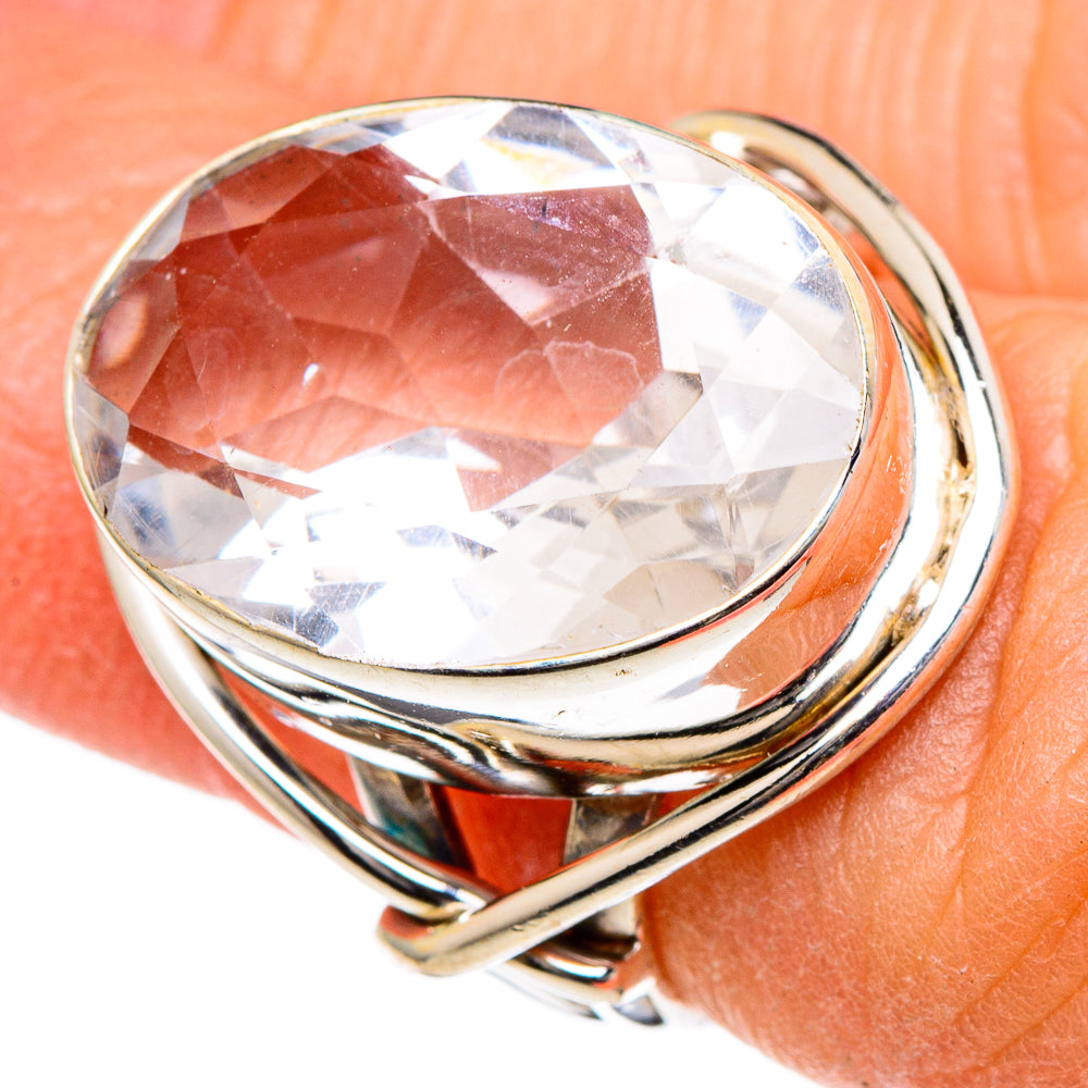 White Quartz Rings handcrafted by Anasilvercos - RING98446