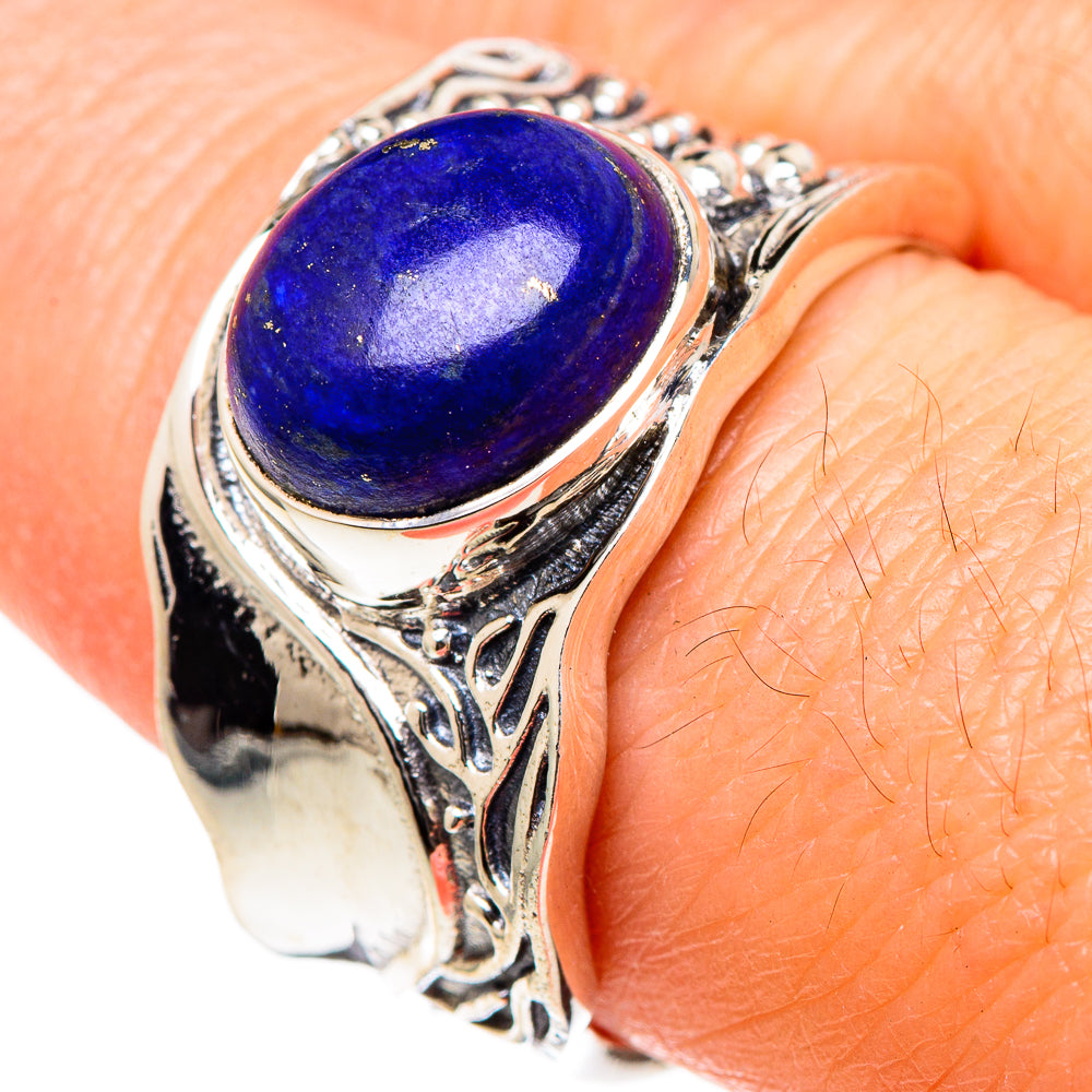 Lapis Lazuli Rings handcrafted by Anasilvercos - RING98456