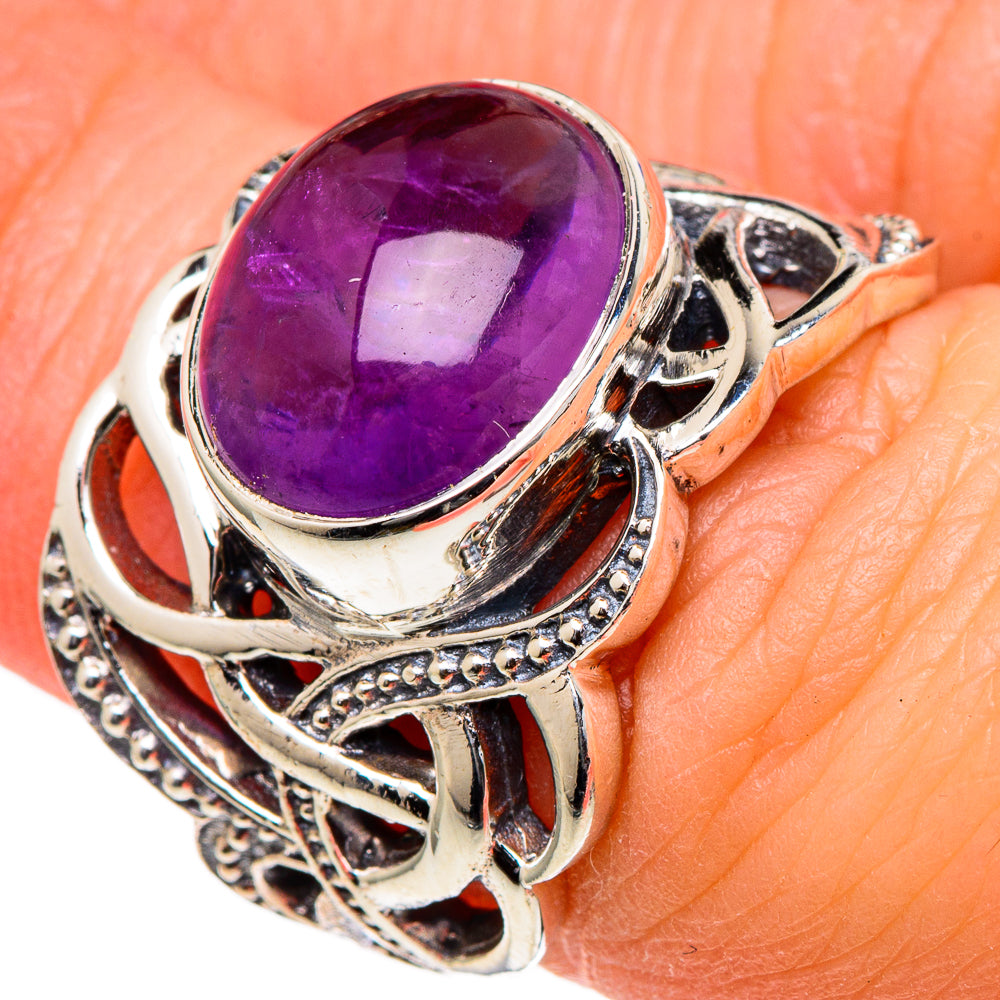 Amethyst Rings handcrafted by Anasilvercos - RING98468