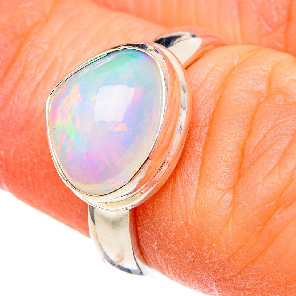 Ethiopian Opal Rings handcrafted by Anasilvercos - RING98481