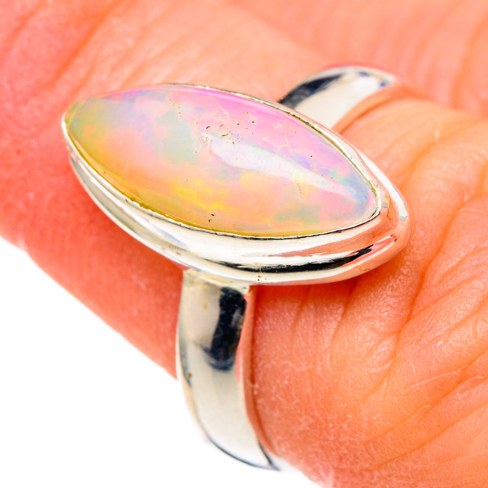Ethiopian Opal Rings handcrafted by Anasilvercos - RING98482