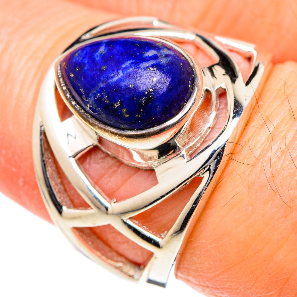 Lapis Lazuli Rings handcrafted by Anasilvercos - RING98483