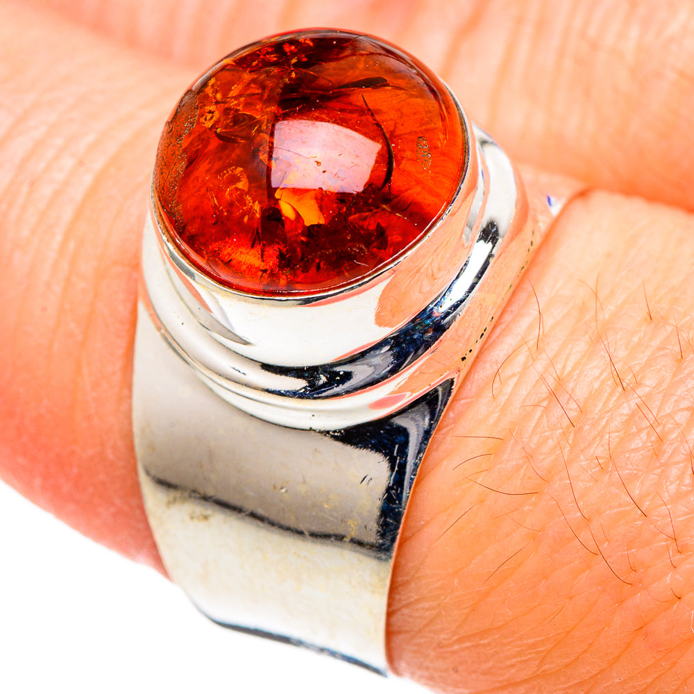 Baltic Amber Rings handcrafted by Anasilvercos - RING98492