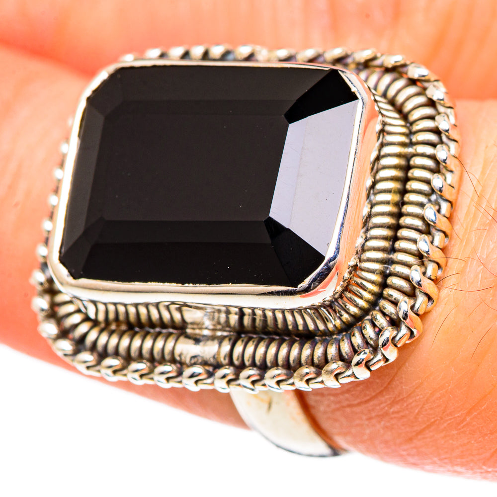 Black Onyx Rings handcrafted by Anasilvercos - RING98511