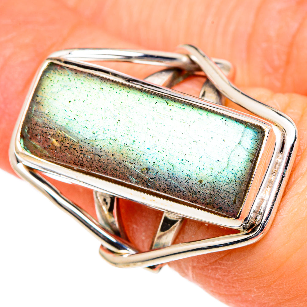Labradorite Rings handcrafted by Anasilvercos - RING98529