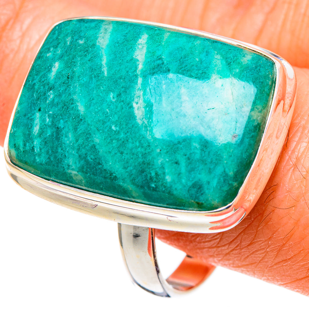 Amazonite Rings handcrafted by Anasilvercos - RING98530
