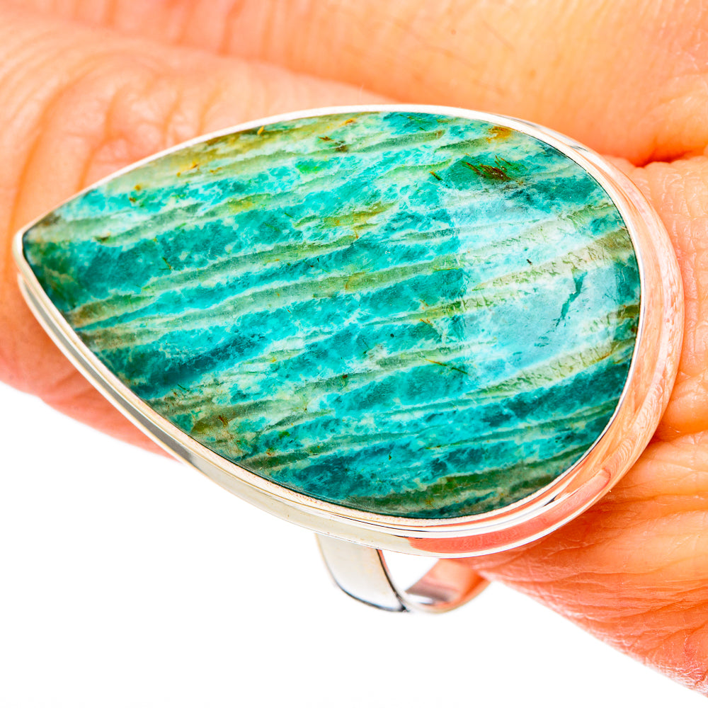 Amazonite Rings handcrafted by Anasilvercos - RING98531