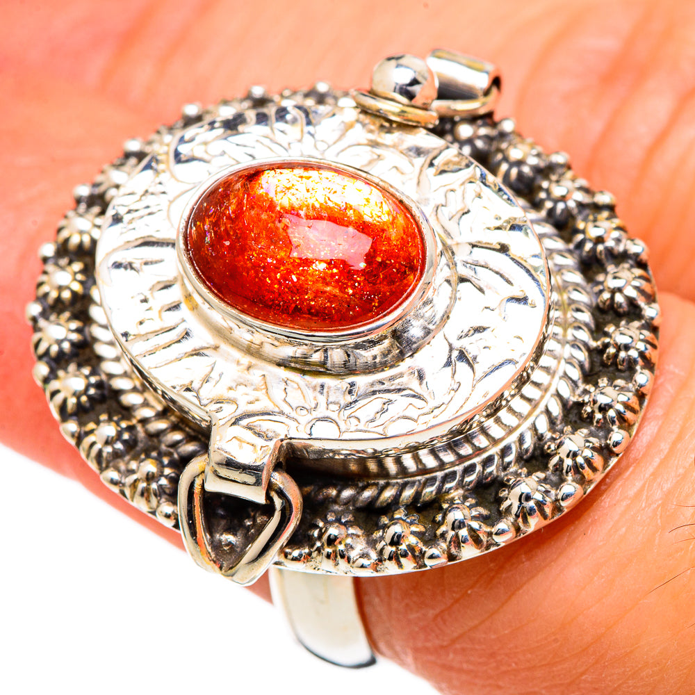 Sunstone Rings handcrafted by Anasilvercos - RING98538