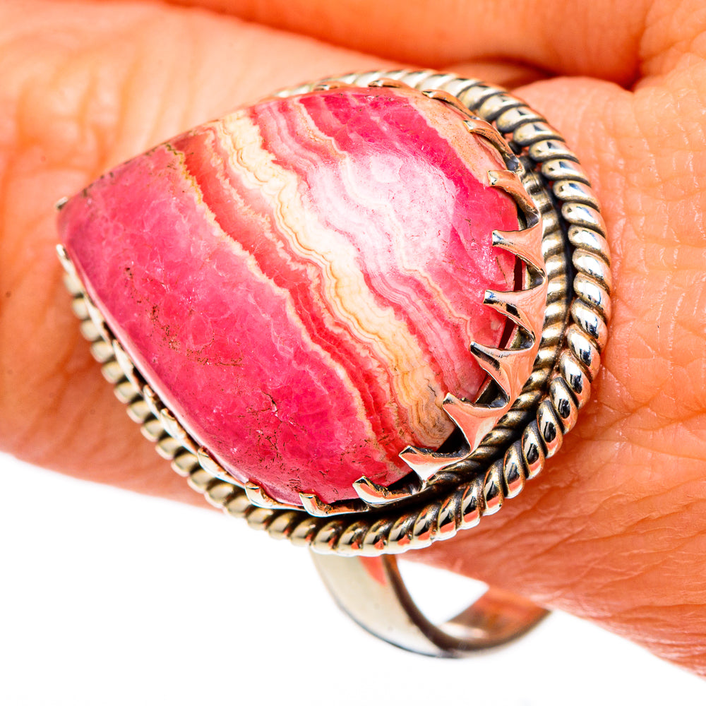 Rhodochrosite Rings handcrafted by Anasilvercos - RING98543