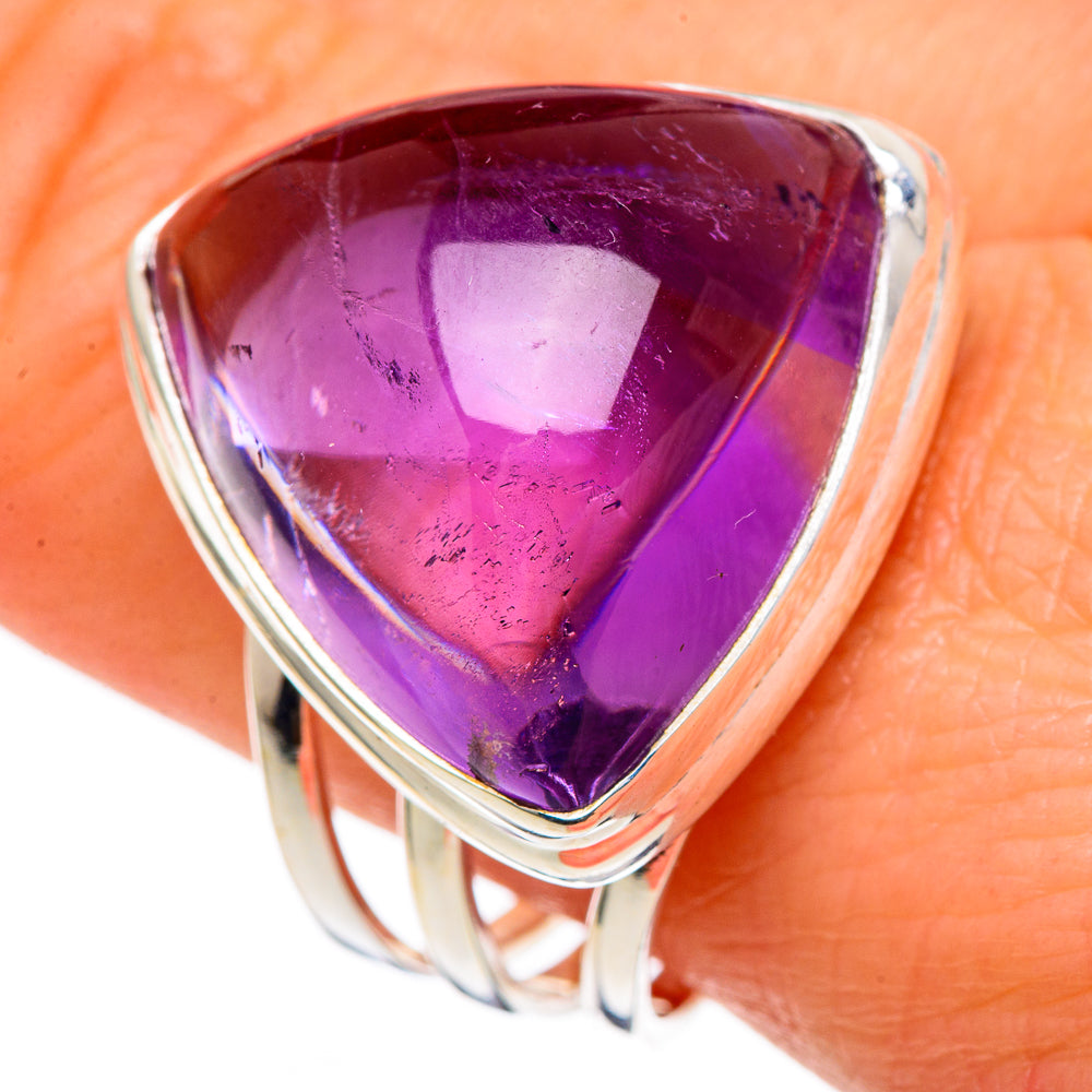 Amethyst Rings handcrafted by Anasilvercos - RING98552