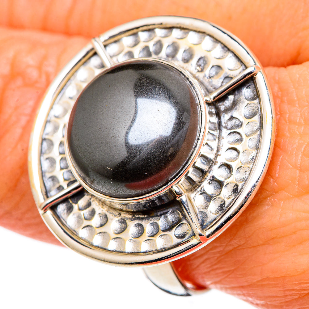 Hematite Rings handcrafted by Anasilvercos - RING98564