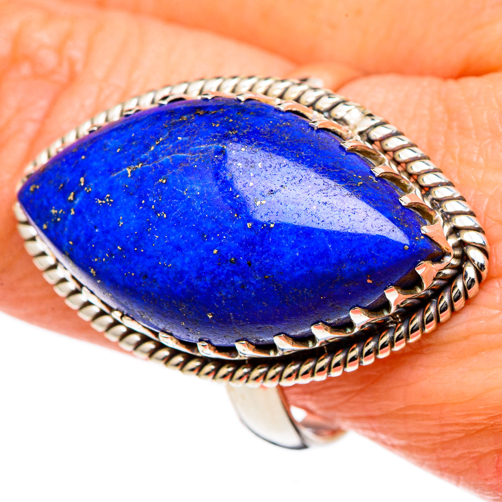 Lapis Lazuli Rings handcrafted by Anasilvercos - RING98568