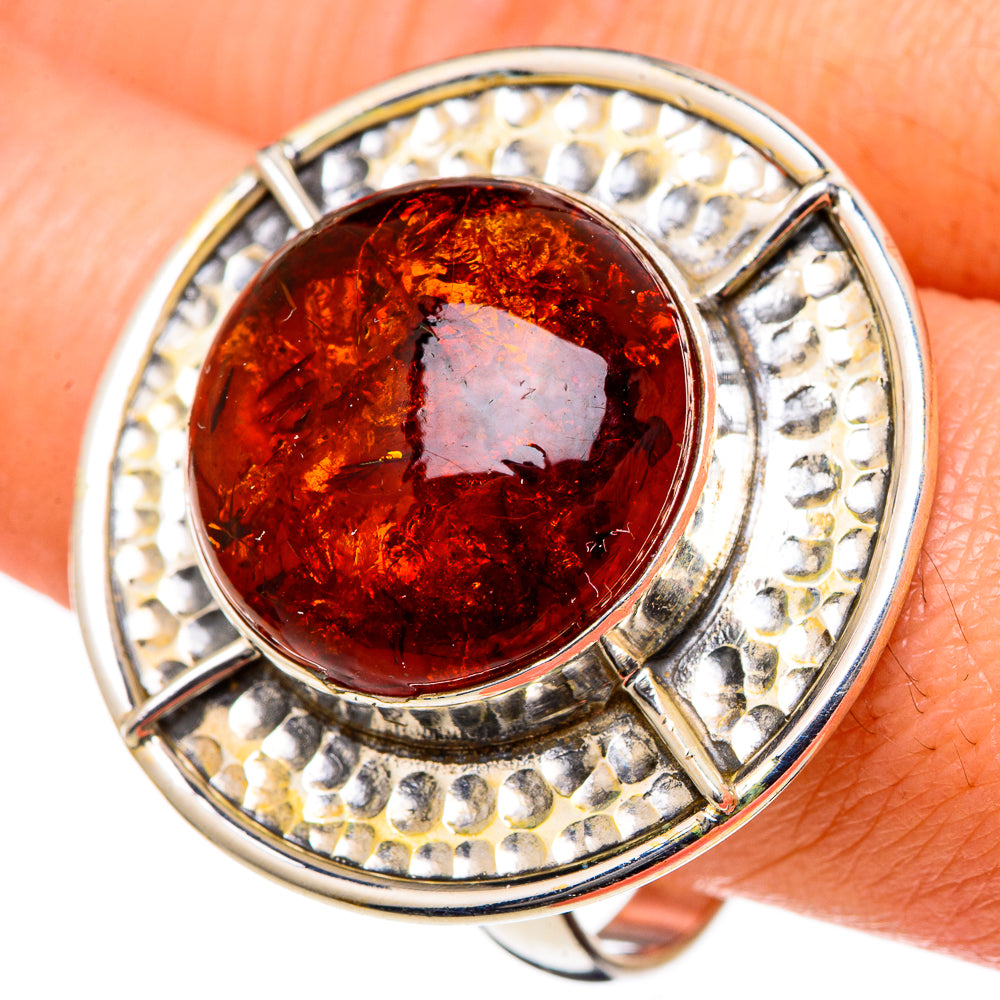 Baltic Amber Rings handcrafted by Anasilvercos - RING98583