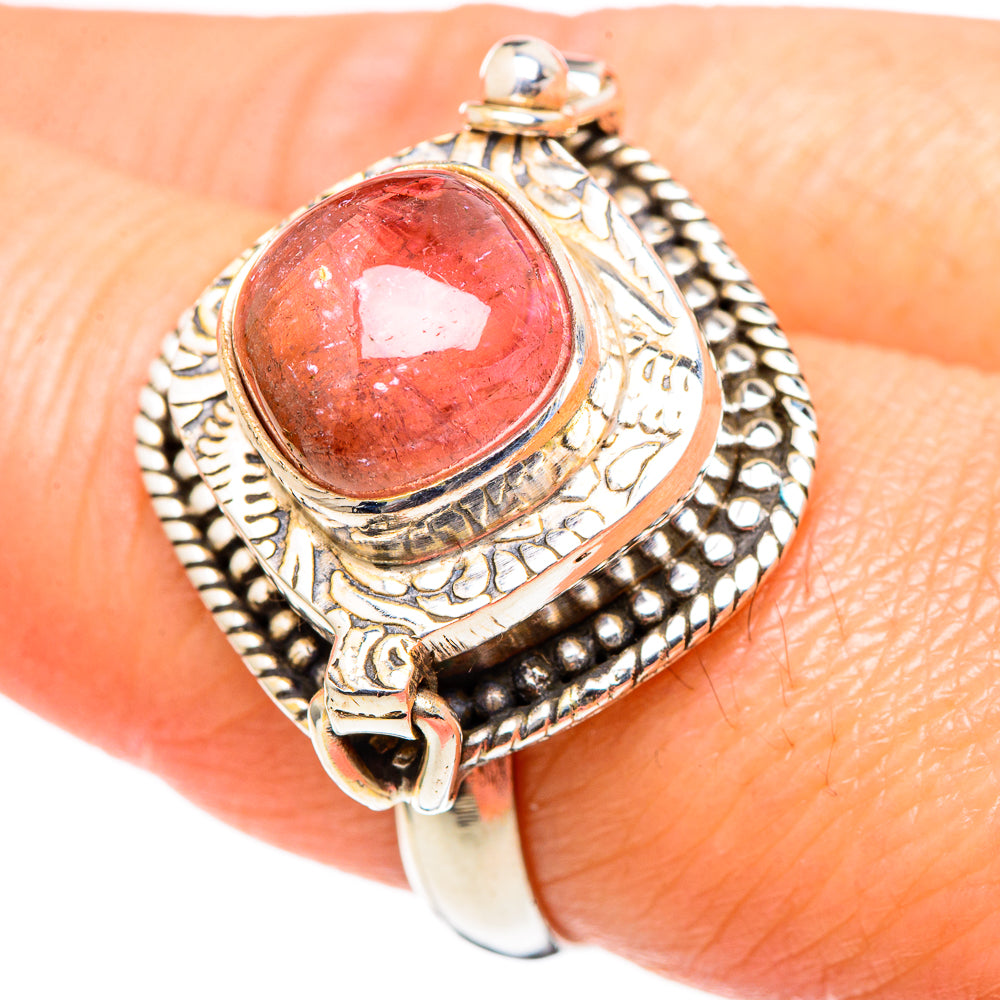 Pink Tourmaline Rings handcrafted by Anasilvercos - RING98589