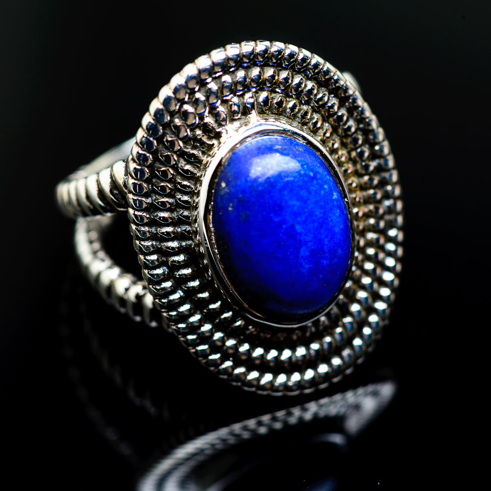 Lapis Lazuli Rings handcrafted by Anasilvercos - RING985955