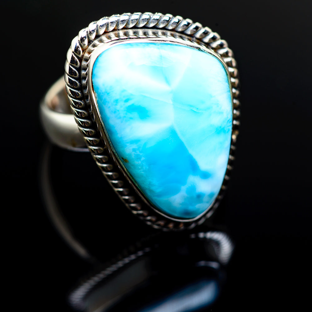 Larimar Rings handcrafted by Anasilvercos - RING986219