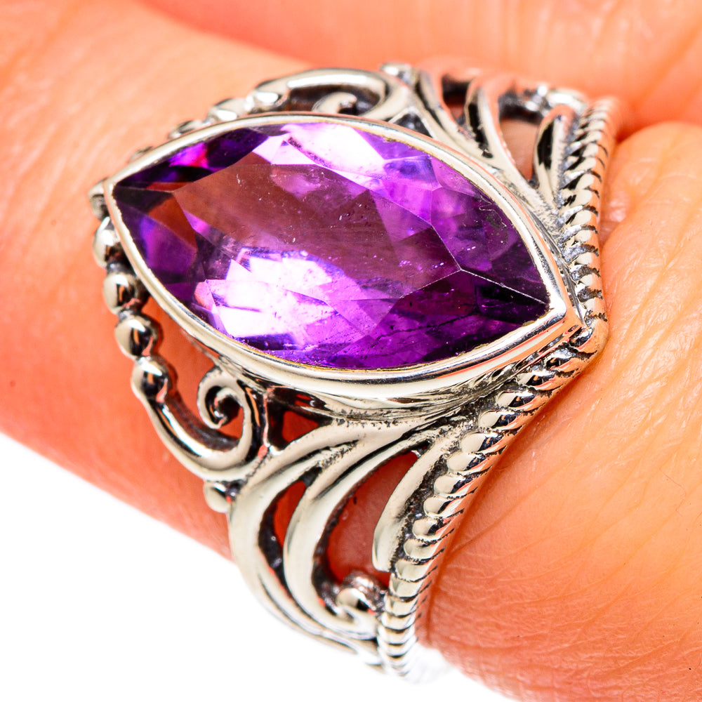 Amethyst Rings handcrafted by Anasilvercos - RING98622