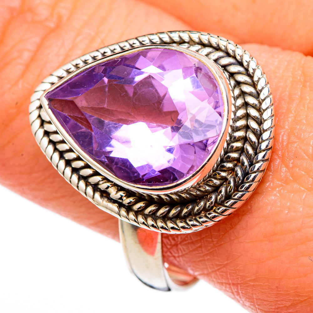 Amethyst Rings handcrafted by Anasilvercos - RING98629