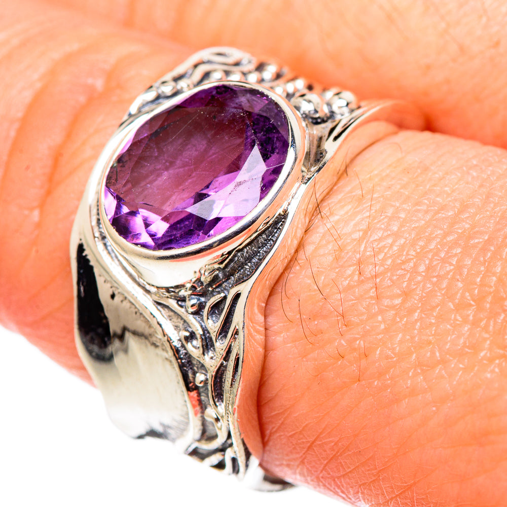 Amethyst Rings handcrafted by Anasilvercos - RING98631