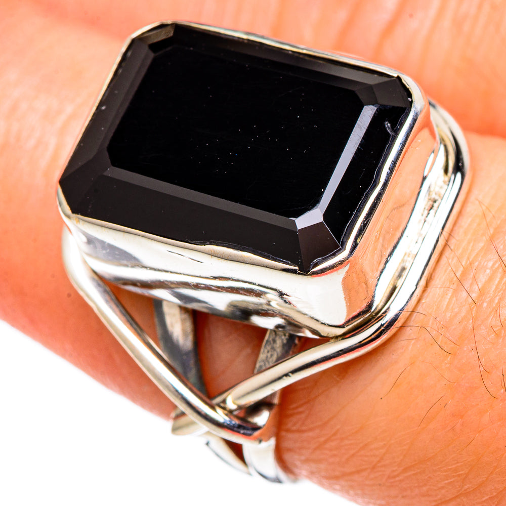 Black Onyx Rings handcrafted by Anasilvercos - RING98632