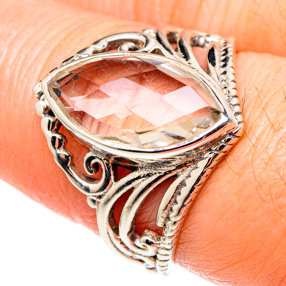 White Quartz Rings handcrafted by Anasilvercos - RING98634