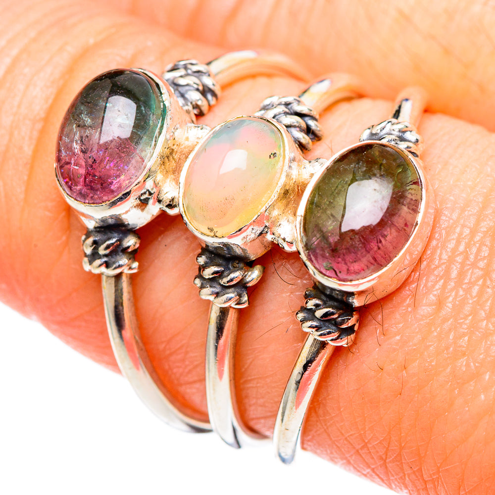 Ethiopian Opal Rings handcrafted by Anasilvercos - RING98640