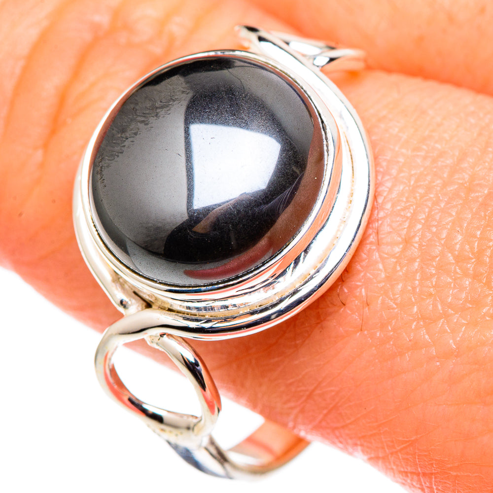 Hematite Rings handcrafted by Anasilvercos - RING98643